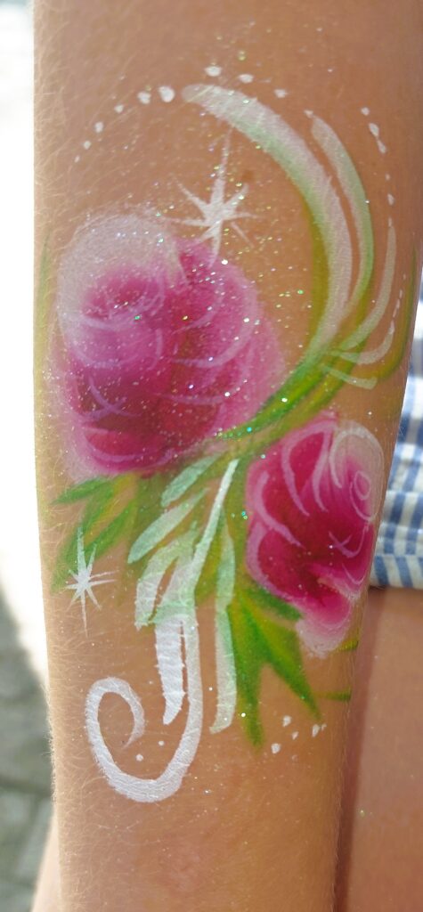 Rozen arm schmink